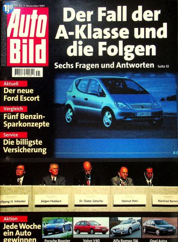 Deckblatt Auto Bild (45/1997)